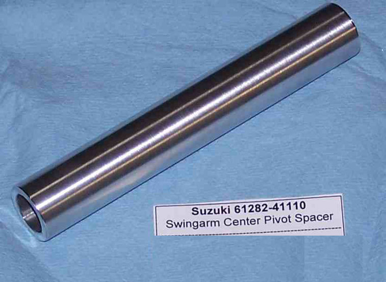 Swingarm Center Pivot Spacer for Suzuki RM250 (1978 - half year) and RM400 (1978) Swingarm Center Pivot Spacer for Suzuki RM250 (1978 - half year) and RM400 (1978)